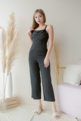 Reeve Knot Jumpsuit in Black