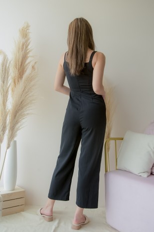 Reeve Knot Jumpsuit in Black