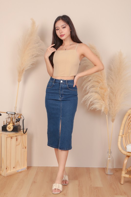 Tesson Corset Top in Oat