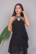 Irena Sequin Dress in Black