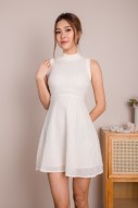 Ellene Sequin Dress in Cream