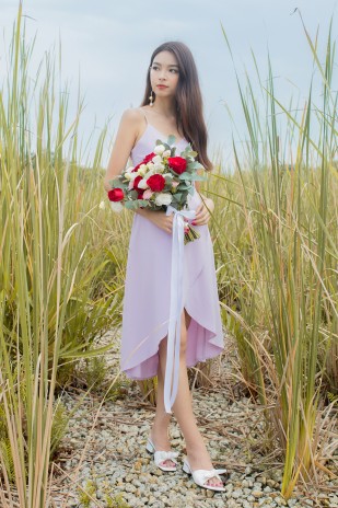 RESTOCK: Ophalia Wrap Dress in Lavender
