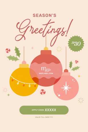 MGP Giftcard (Xmas Season's Greetings) S$30