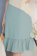 RESTOCK: Wedia Colourblock Dress in Seagreen