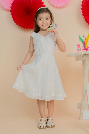 RESTOCK: Astorie Junior Dress in White