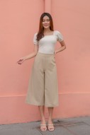 York Knit Top in Cream