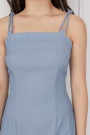 Easton A-Line Cami Dress in Blue