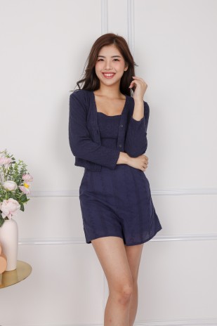 Chase Knit Cami and Cardigan Set in Oxford