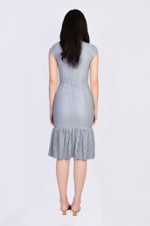 Jann Lace Dress in Grey (MY)