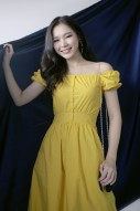 Amelyn Midi Dress in Yellow (MY)