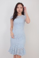 Damaris Lace Dress in Blue (MY)