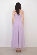 RESTOCK10: Yasmin Wrap Maxi Dress in Lavender