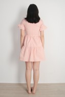 Aderes Tiered Dress in Pink (MY)