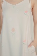 Zanya Floral Dress in Nude (MY)