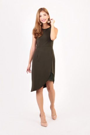 Danisa Lace Dress in Olive (MY)