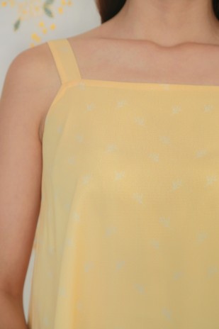 Shantell Printed Top in Yellow (MY)