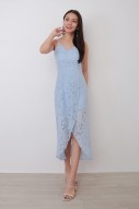 Romance Lace Dress in Powder Blue (MY)