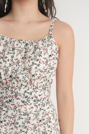 Leandra Floral Dress in Cream (MY)
