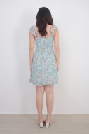 Hallie Floral Dress in Mint (MY)