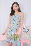 Laria Floral Dress in Blue (MY)