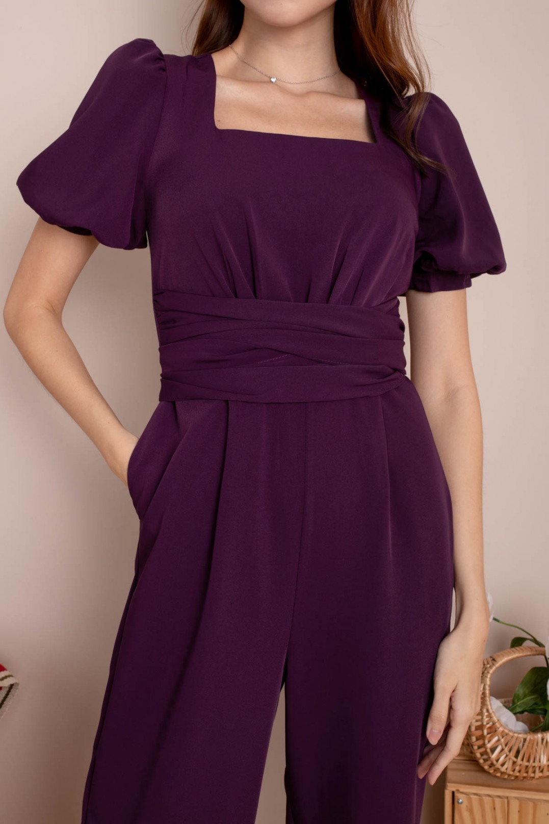 royal purple jumpsuit