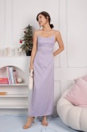 Givonne Smock Maxi Dress in Lilac