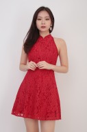 RESTOCK2: Selby Lace Cheongsam in Red