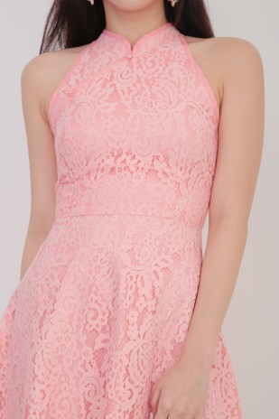 RESTOCK2: Selby Lace Cheongsam in Pink