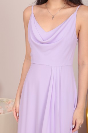 RESTOCK4: Zoie Cowl Maxi Dress in Lavender