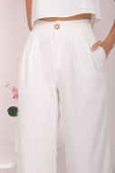 Neriah Straight Pants in White