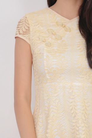 Orville Lace Cheongsam in Yellow (MY)
