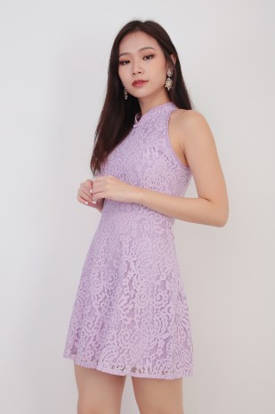Selby Lace Cheongsam in Lavender (MY)