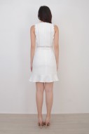 Ruby Embroidered Dress in White (MY)