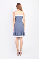 Isabelle Tri Color Dress in Periwinkle Blue (MY)