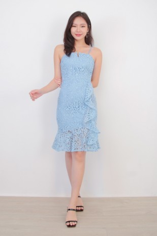 Trinity Lace Dress in Blue (MY)