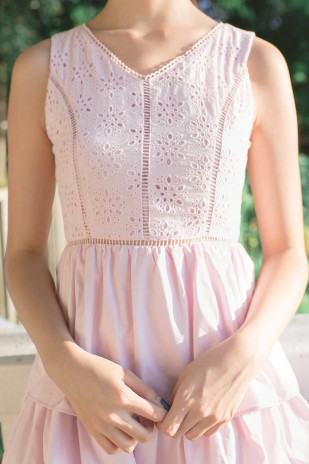 Josette Tiered Dress in Pink (MY)