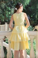 Josette Tiered Dress in Yellow (MY)