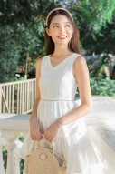 Josette Tiered Dress in Cream (MY)