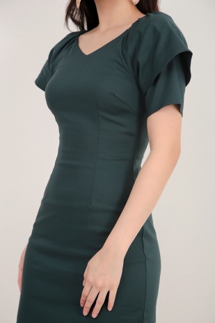 Betsey Workdress in Forest Green (MY)