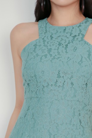 Rosna Lace Dress in Seagreen (MY)