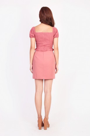 Raely Textured Workdress in Pink (MY)