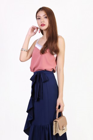 Betta Midi Skirt in Navy (MY)