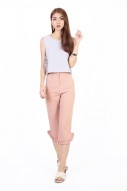 Blythe Ruffle Pants in Nude Pink (MY)