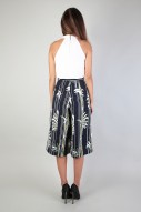 Jaxton Patterned Culottes in Navy (MY)