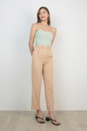 Channa Ribbed Top in Mint (MY)