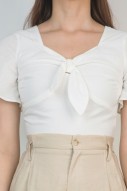 Eularia Flutter Top in White (MY)