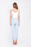Jenalyn Overlay Top in White (MY)