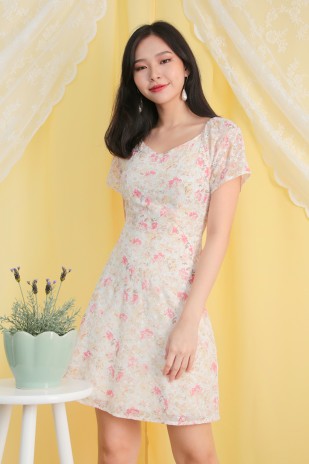 Radia Lace Dress in Cream (MY)