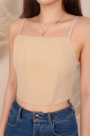 Tesson Corset Top in Oat (MY)