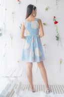Abiel Printed Dress in Blue (MY)